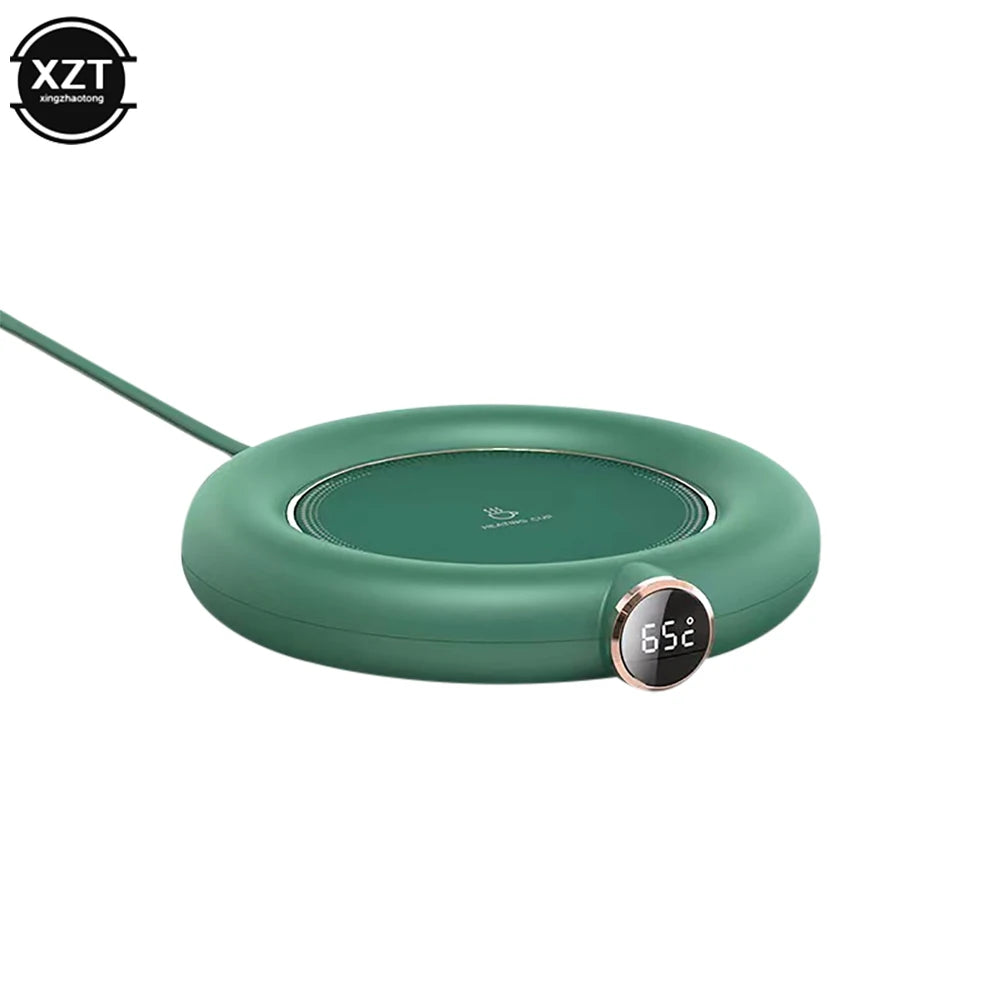USB Coffee Cup Warmer - Adjustable Temperature Heating Pad for Milk, Tea, and More